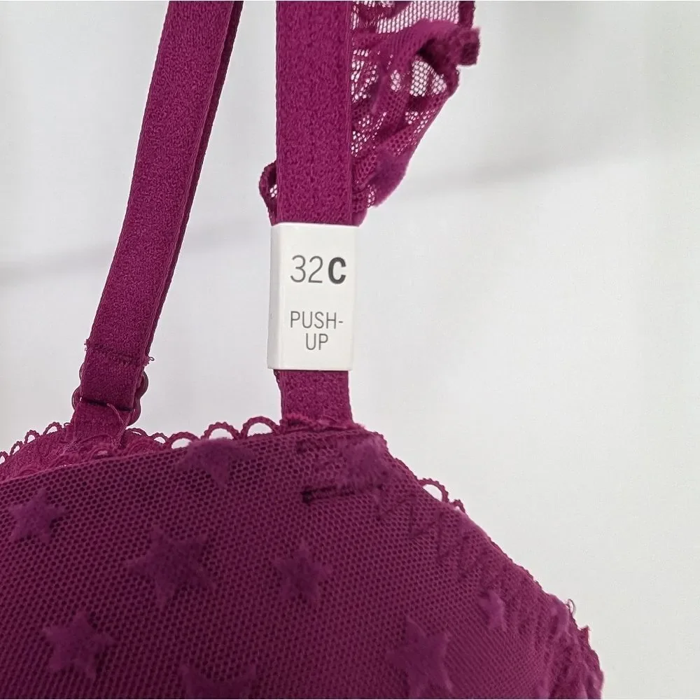 PINK Victoria's Secret Starry Magenta Bra - Picture 6 of 6